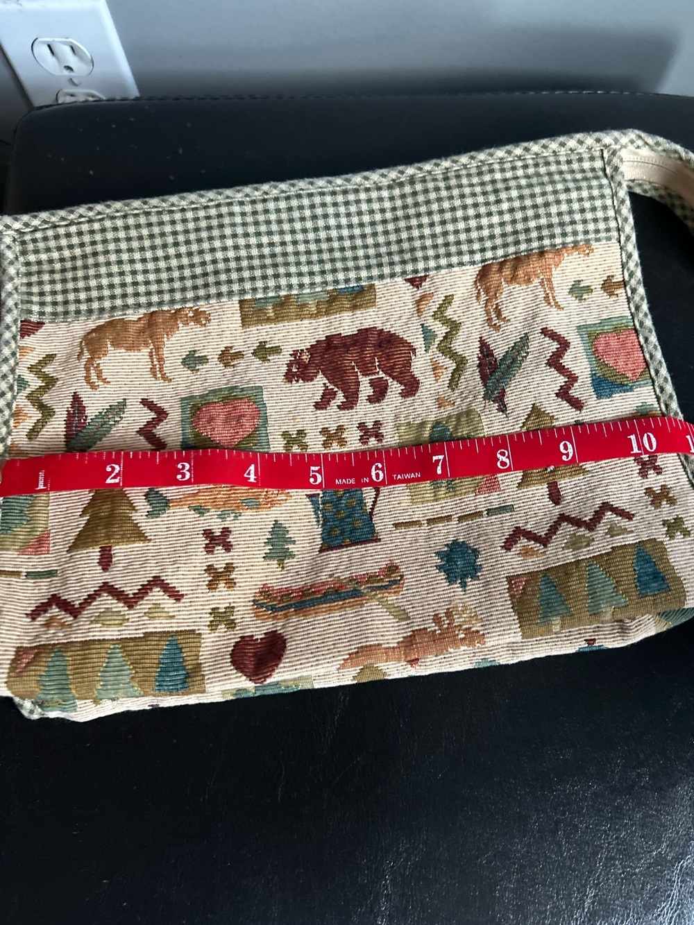 MAGGIB Vintage Woodlands Print Textile Cosmetic Bag with Lined Interior - Picture 13 of 15